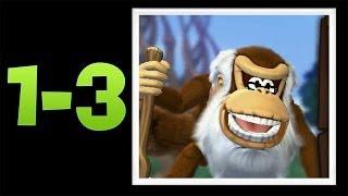 Donkey Kong Country Tropical Freeze - World 1-3 (All KONG Letters, Puzzle Pieces & Secret Exit)