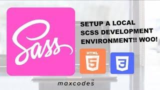 SASS/SCSS dev env - detect changes & compile SCSS to CSS with node-sass NPM package (ep 1 of 2)