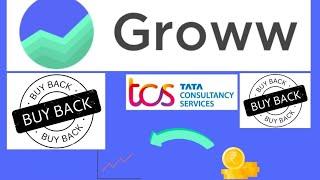 Apply TCS Buyback 2022 Groww Live with proof (Tata Consultancy Services) BUYBACK