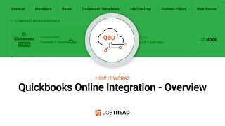 JobTread: QuickBooks Online Integration Overview