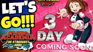 OFFICIAL RELEASE DATE (EU)!!! [My Hero Academia: The Strongest Hero]