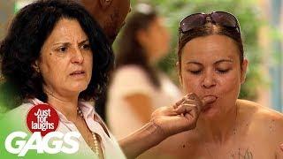 Woman Actually Licks the Chef's Fingers Prank