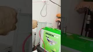 Amaron inverter 880 VA and Tall tubular battery connection/installation (12/11/2021)