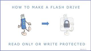 How To Make a USB Flashdrive Readonly or Write  Protected and how to remove readonly from usb