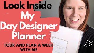 Look Inside My Day Designer Planner: Tour and Plan A Week With Me