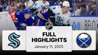 NHL Highlights | Kraken vs. Sabres | January 11, 2025