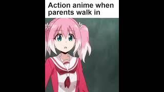 Anime when parents walk in