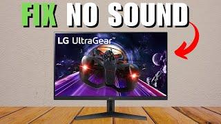 LG Monitor No Audio/No Sound How To Fix