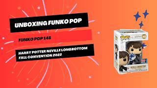 Unboxing Funko Pop 148 Harry Potter Neville Longbottom Fall Convention 2022