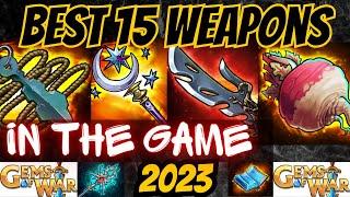 Gems of War BEST 15 WEAPONS in the GAME and How to get them 2023 | Top 15 Weapons in Gems of War