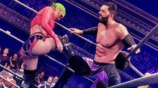 WWE 2k24 mods: Shotzi vs Finn Balor #intergender #wrestling