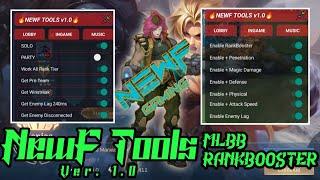 NewF Tools v1.0 ( MOD MENU MLBB RANKBOOSTER )