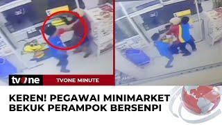 Aksi Pegawai Minimarket Ringkus Perampok Meski Pelipis Tertembak | tvOne Minute