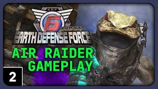 Let's Play Earth Defense Force 6 - Air Raider Gameplay part 2 | No Gunships, Whomp