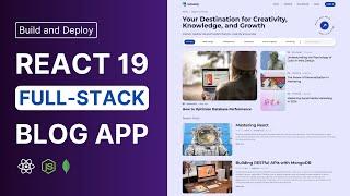 React Node.js Blog App Full Tutorial (Infinite Scroll, User Roles, Filters) MERN Stack Blog Website