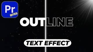 How to Create an Outline Text Effect in Premiere Pro