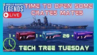 World of Warships:Legends - Tech Tree Tuesday! 22 Spectral Vault need opening! #Count-ins