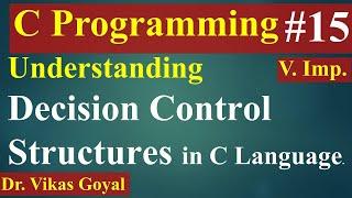 #15 Decision Control Structures in C Programming (with Notes) | If Statement | If Else Statement
