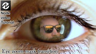 How to create eye-zoom mask transition in node video | node video tutorial | Vidtricks