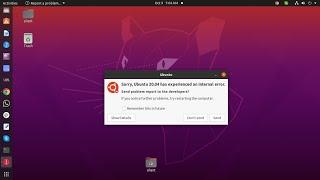 How to fix sorry ubuntu has experienced an internal errorsend problem report to the developers