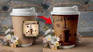 How to Create a Realistic Coffee Cup Mockup in Photoshop – Easy Tutorial