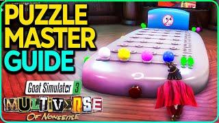 Puzzle Master (Mastermind, Jigsaw, Exploding Hooves Puzzles) Goat Simulator 3