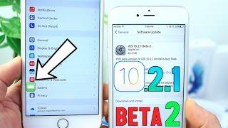 iOS 10.2.1 Beta 2 What's New? Better Battery Performance !