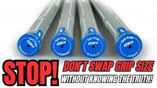 DON'T change your GOLF GRIPS without watching this video! #golf #grips #gripsize