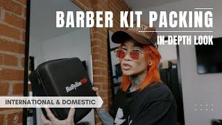 I Found a BETTER Way to Pack my Barber Kit! | International & Domestic Trips!