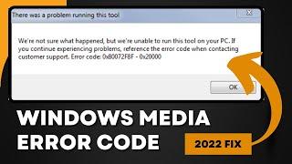 How to FIX Windows Media Creation Tool Error Code 0X80072F8F 0X20000