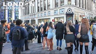 LONDON CITY TOUR| LEICESTER SQUARE  to PICCADILLY CIRCUS | Central London Walk [4K]