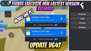 [NEW] FLUXUS EXECUTOR NEW LAST VERSION V647 REALISED | NO LAG | FLUXUS EXECUTOR MOBILE/PC ROBLOX