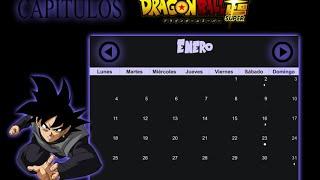 CALENDARIO BLACK GOKU FLASH CS5 KARLOSNUN