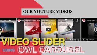 How To Create Youtube Video Slider Using OWL Carousel