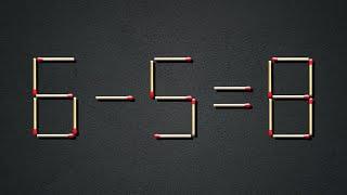 Move only 1 matchsticks to make the the equation correct | #matchstickpuzzle @MindYourOpinion