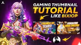 How to Make Gaming Thumbnail Like @TheBixiOP in Photoshop?