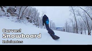 Aprendendo Snowboard - Iniciantes Básico - Curvas