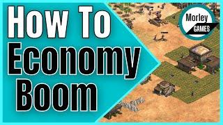 How To Economy Boom | AOE2 Fast Castle Build Order Tutorial