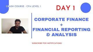 CFA Level I - Complete CRASH COURSE - CF + FRA