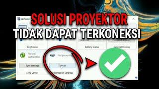 CARA MENGATASI PROYEKTOR TIDAK TERDETEKSI/TIDAK MAU KONEK KE LAPTOP