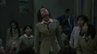 Battle Royale - Teacher Throwing Knife [hd movie scene]