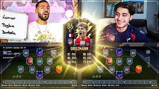 FIFA 22: GRIEZMANN INFORM Squad Builder Battle  HamedLoco vs Wakez !!