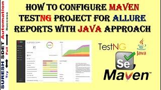 Allure Reports | How to Configure Allure Reports with TestNG + Maven Project | Selenium