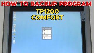 HOW TO BACKUP PROGRAM OF SIEMENS SIMATIC HMI TP1200 COMFORT USING USB DRIVE STICK | STEP BY STEP