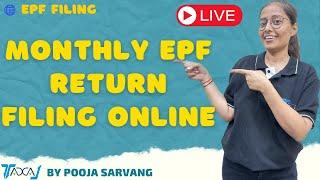 How To File Monthly EPF Return Online | How To Calculate, Generate & Pay EPF Challan On EPF Portal
