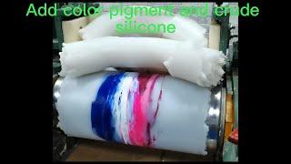 Silicone mixing color (purple pigment with releasing song)