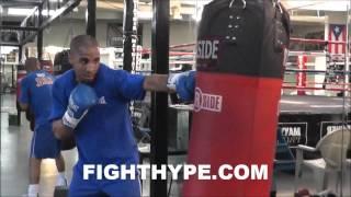 ANDRE WARD TRAINING  AT MAYWEATHER BOXING CLUB