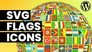 Display SVG Flags in WordPress Anywhere | Country Flags SVG Icons