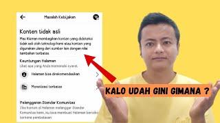 Cara Mengecek Konten Tidak Asli Halaman facebook