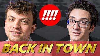 Back in town despite CONTROVERSIAL BAN | Hans Niemann vs Fabiano Caruana | US Championships 2024